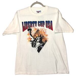 90s Liberty Cup USA Reebok Soccer t shirt